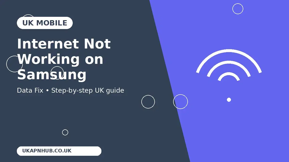 Internet Not Working on Samsung thumbnail