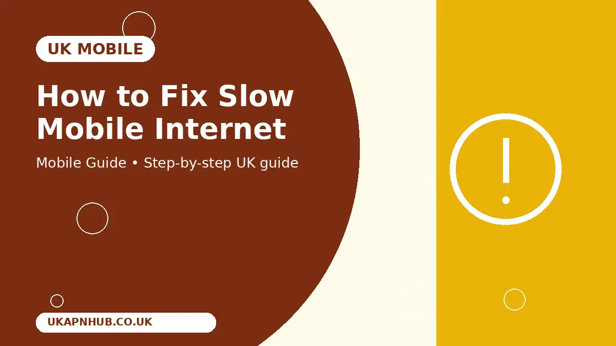 How to Fix Slow Mobile Internet thumbnail