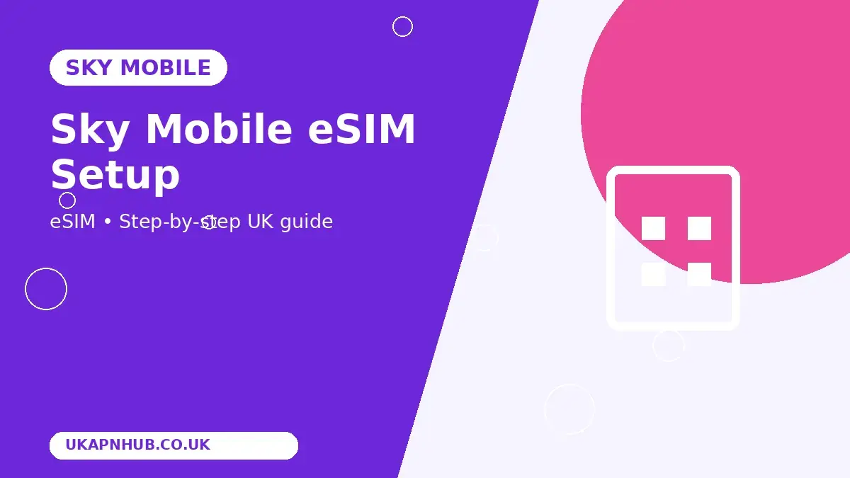 Sky Mobile eSIM Setup thumbnail