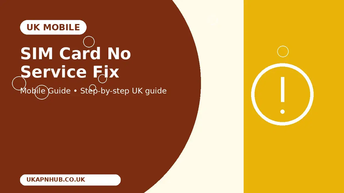SIM Card No Service Fix thumbnail