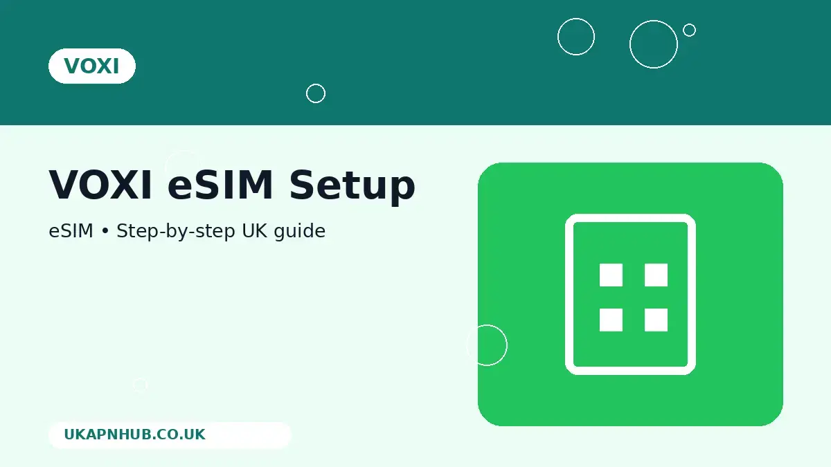 VOXI eSIM Setup thumbnail