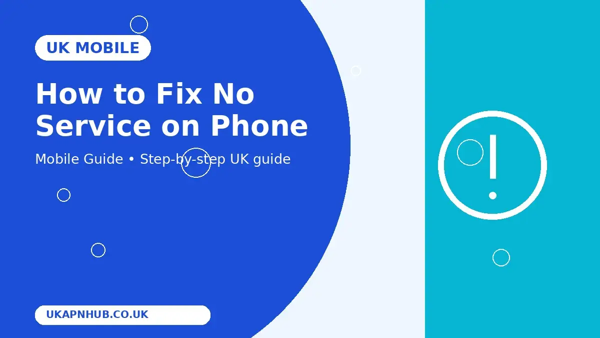 How to Fix No Service on Phone thumbnail