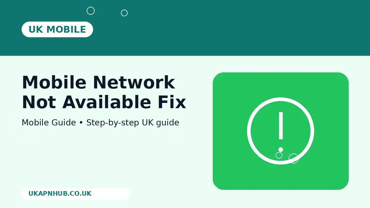 Mobile Network Not Available Fix thumbnail