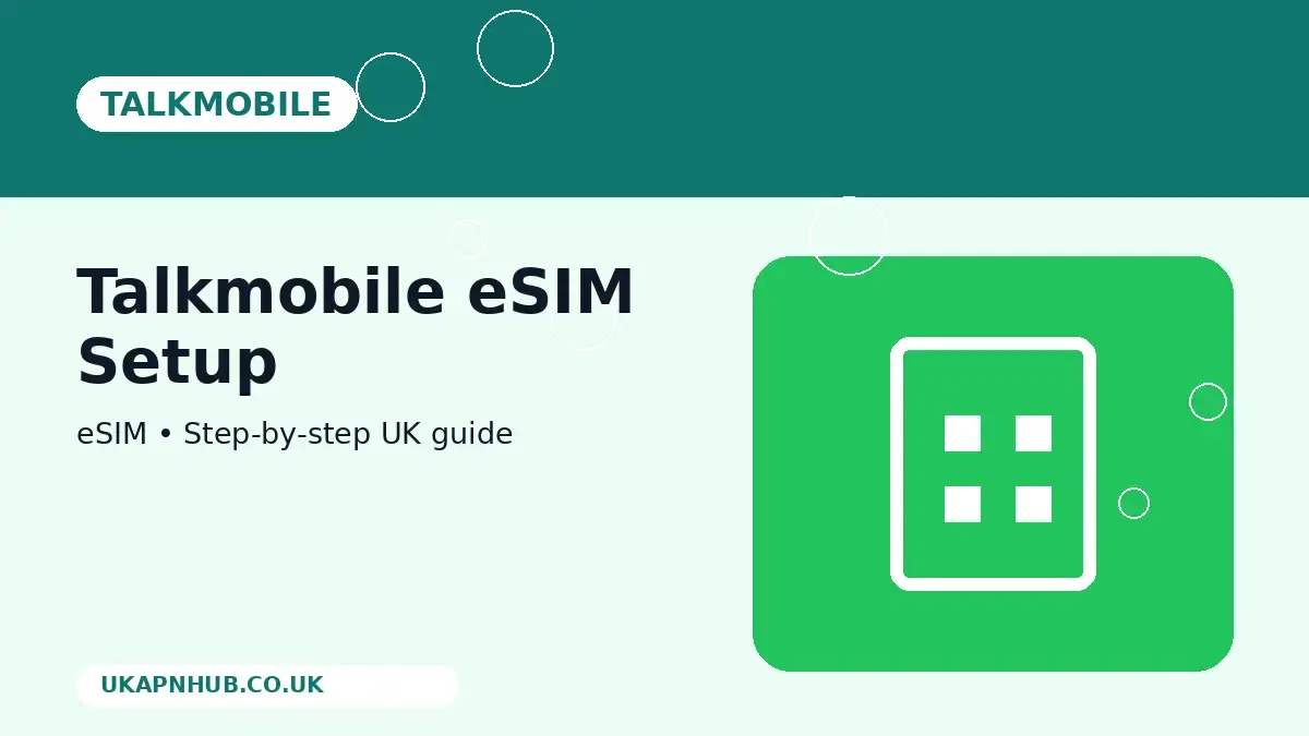 Talkmobile eSIM Setup thumbnail
