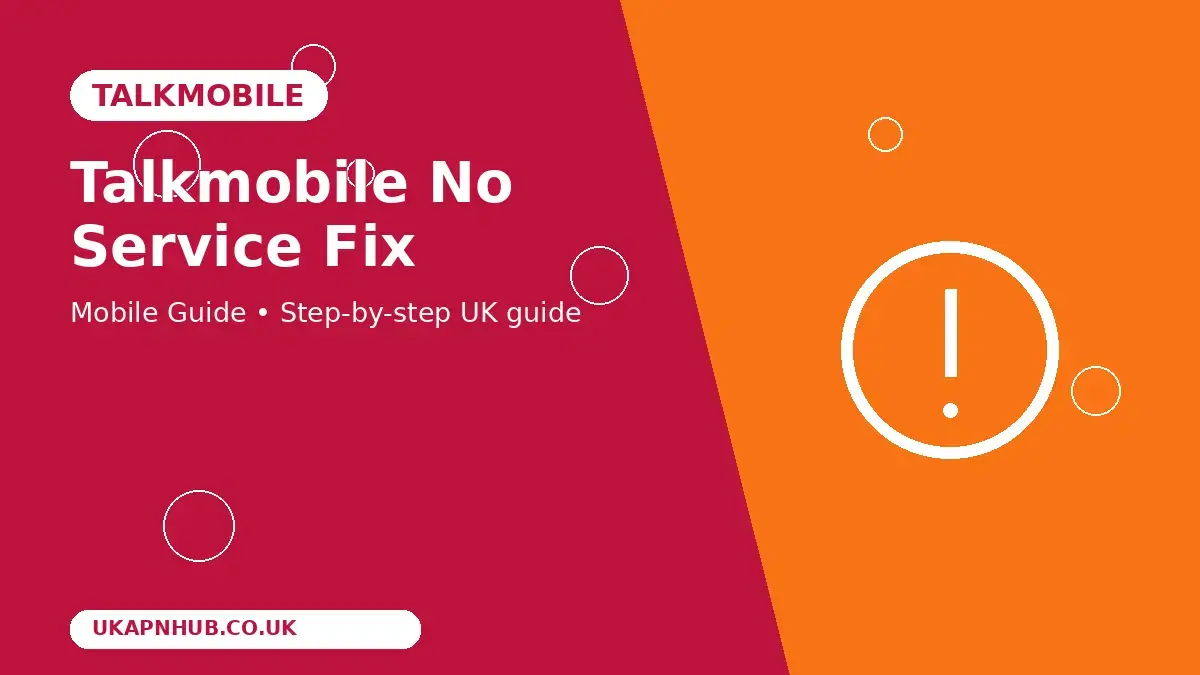 Talkmobile No Service Fix thumbnail