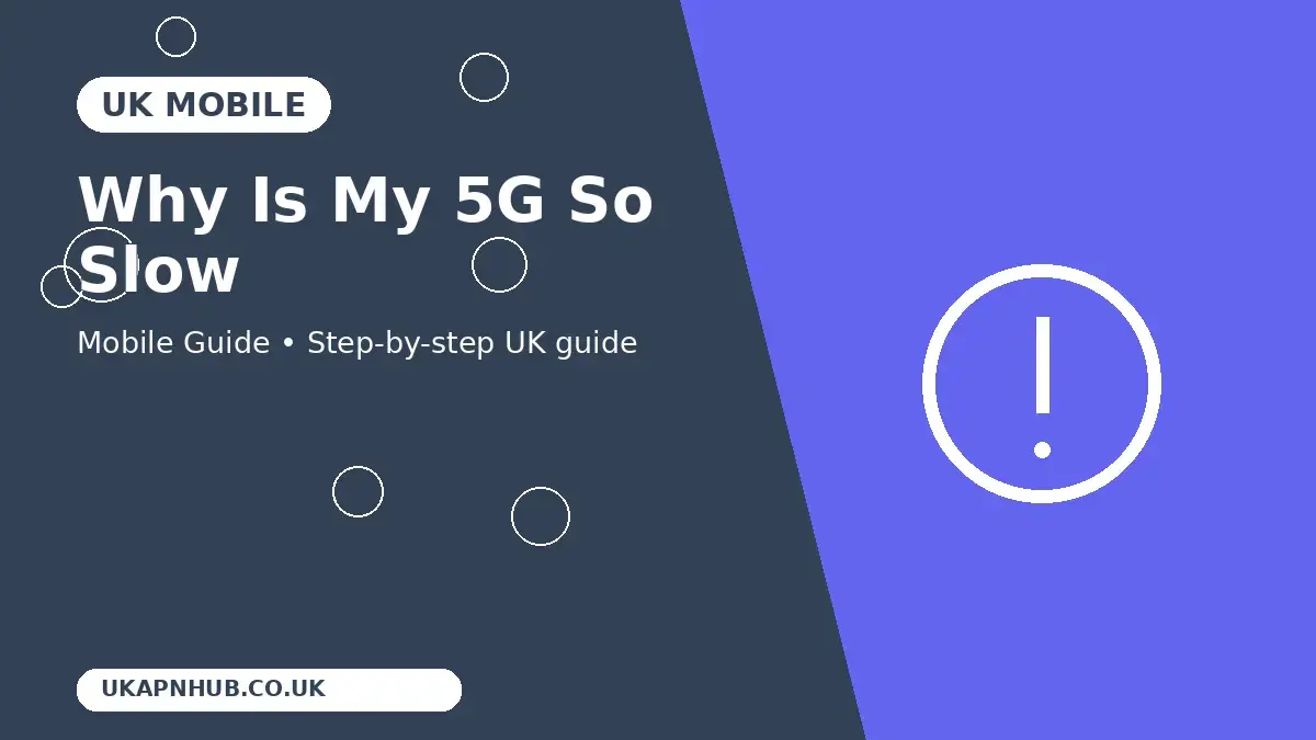 Why Is My 5G So Slow thumbnail