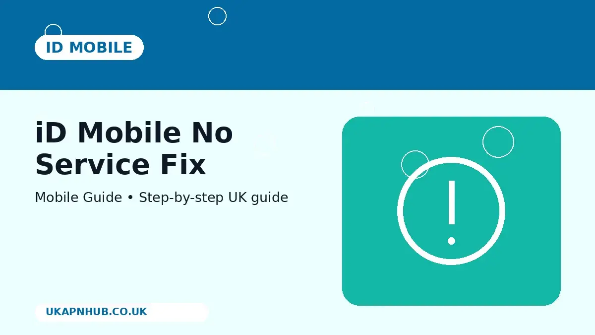 iD Mobile No Service Fix thumbnail