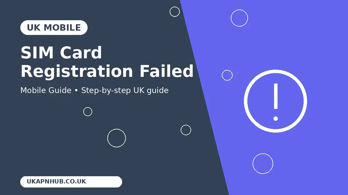 SIM Card Registration Failed thumbnail