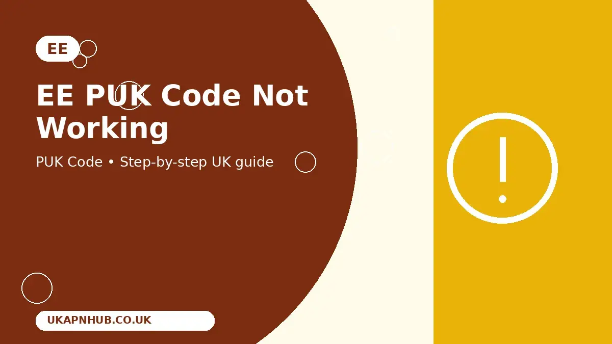 EE PUK Code Not Working thumbnail