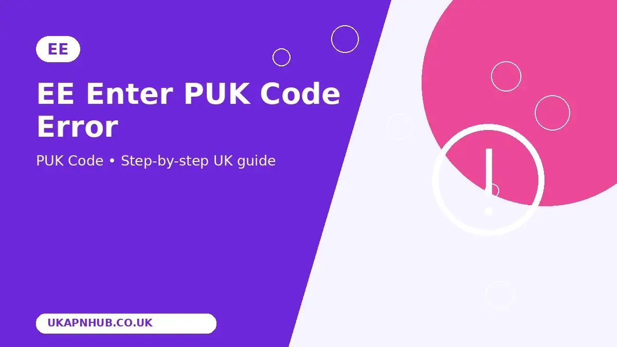 EE Enter PUK Code Error thumbnail