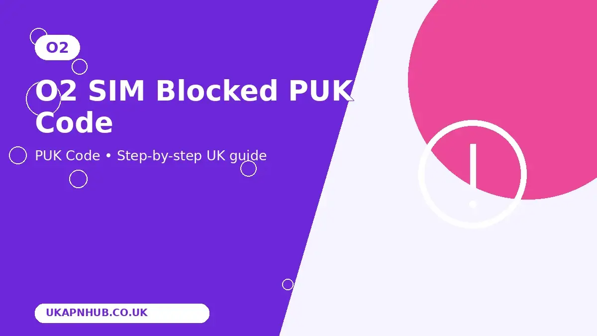 O2 SIM Blocked PUK Code thumbnail