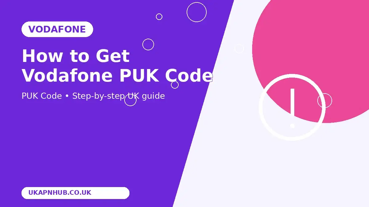 How to Get Vodafone PUK Code thumbnail