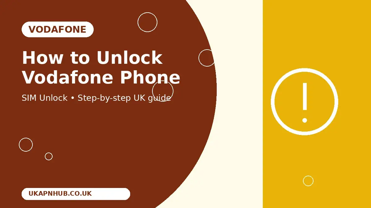 How to Unlock Vodafone Phone thumbnail