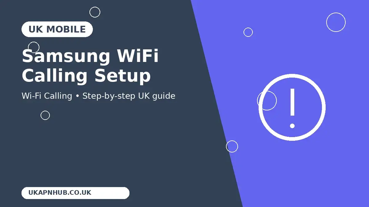 Samsung WiFi Calling Setup thumbnail