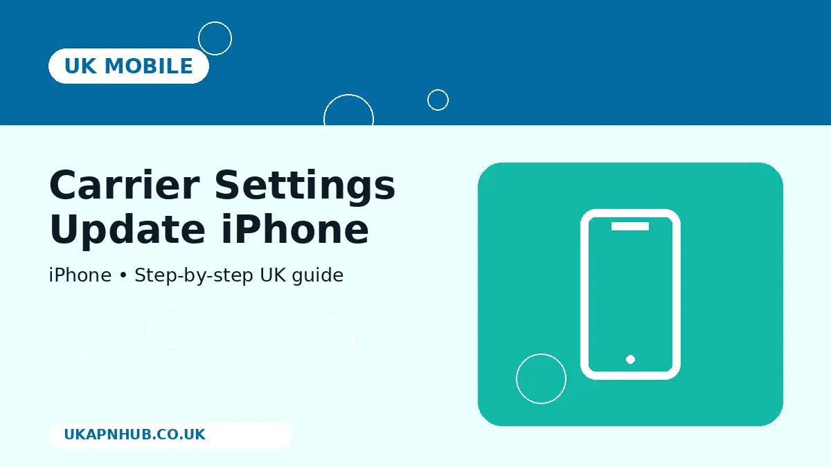 Carrier Settings Update iPhone thumbnail