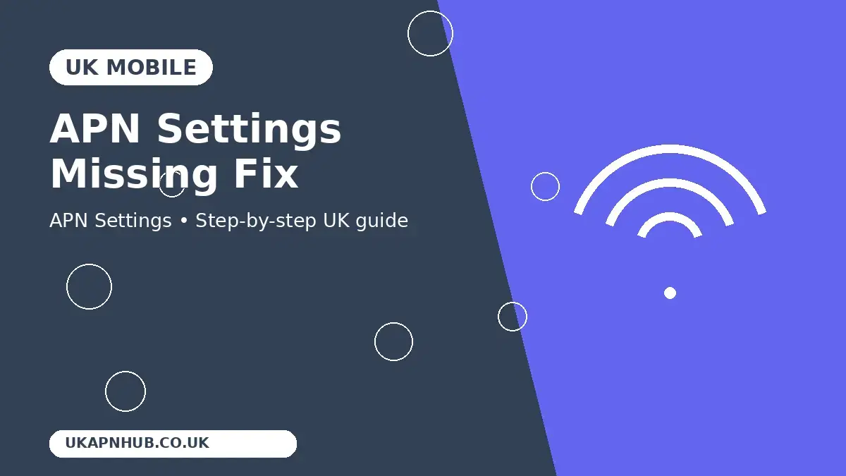 Mobile Network Settings Missing thumbnail