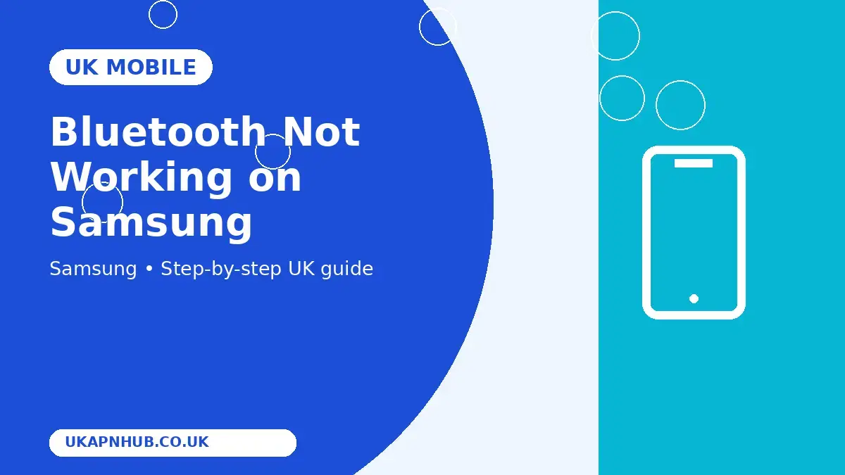 Bluetooth Not Working on Samsung thumbnail