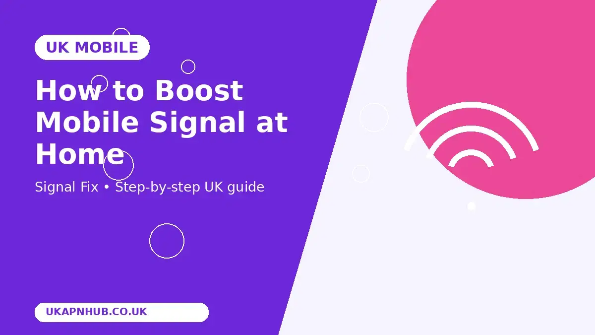 How to Boost Mobile Signal at Home | UK Mobile Guide thumbnail