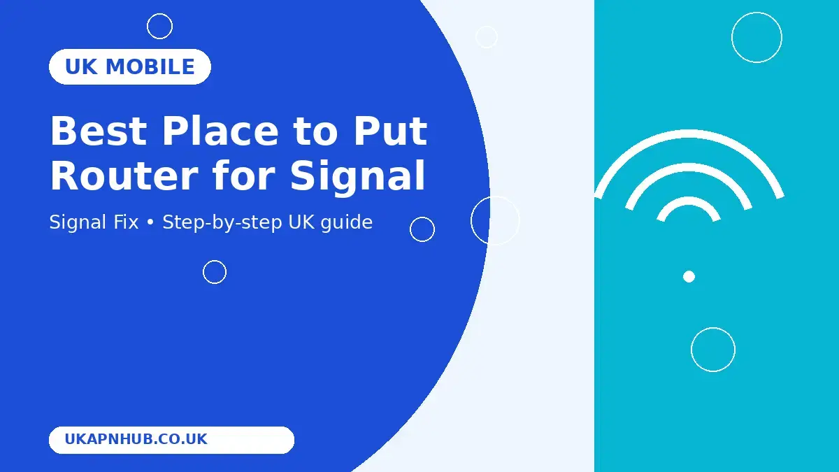 Best Place to Put Router for Signal | UK Mobile Guide thumbnail