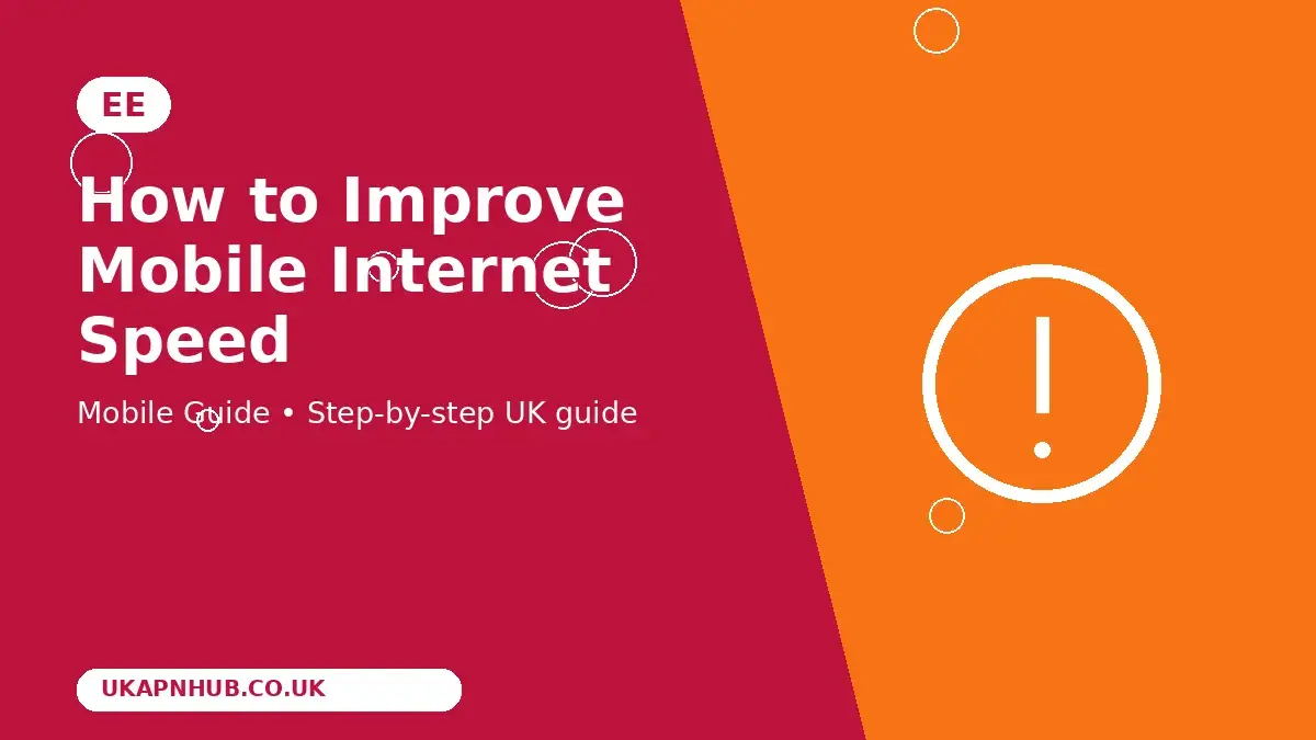 How to Improve Mobile Internet Speed | UK Mobile Guide thumbnail