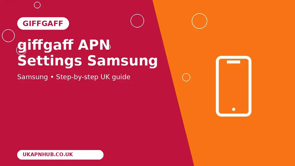 giffgaff APN Settings Samsung | UK Mobile Guide thumbnail