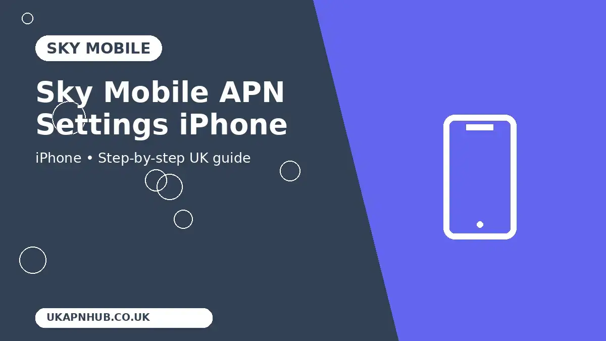 Sky Mobile APN Settings iPhone | UK Mobile Guide thumbnail