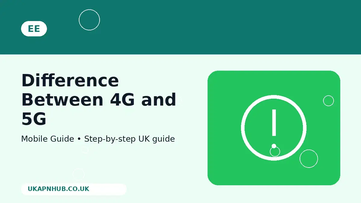 Difference Between 4G and 5G | UK Mobile Guide thumbnail