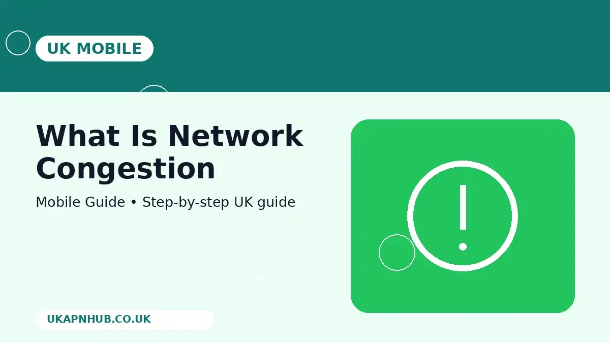 What Is Network Congestion | UK Mobile Guide thumbnail