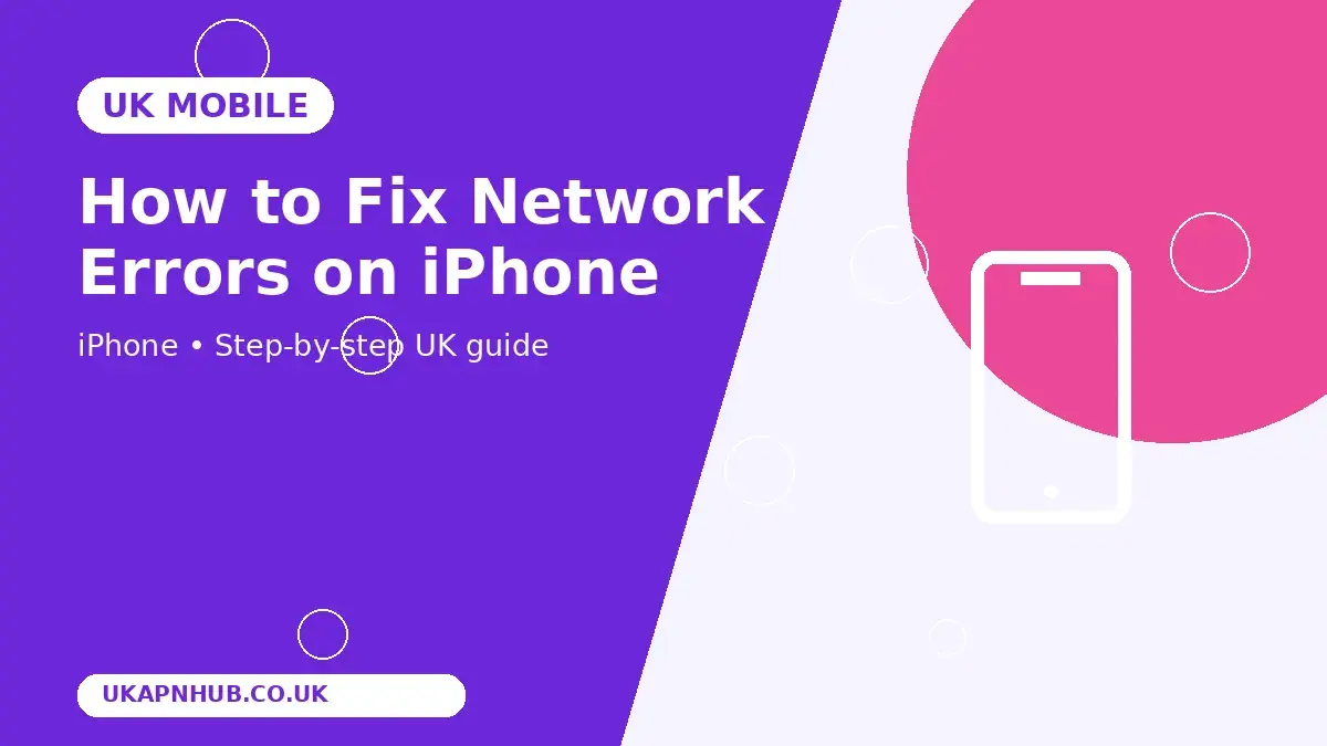 How to Fix Network Errors on iPhone | UK Mobile Guide thumbnail
