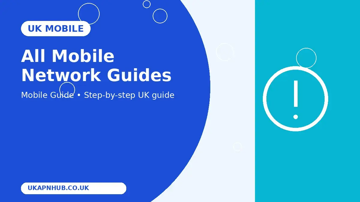 All Mobile Network Guides guide thumbnail