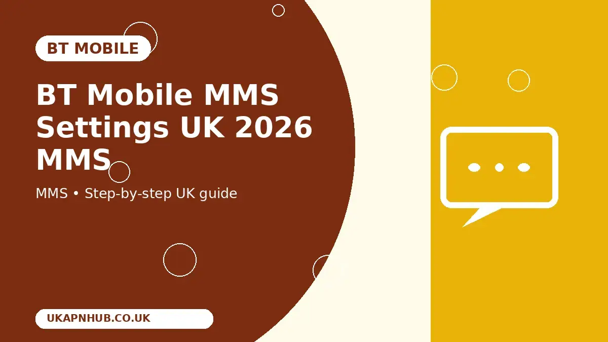 BT Mobile MMS Settings UK 2026 MMS guide thumbnail