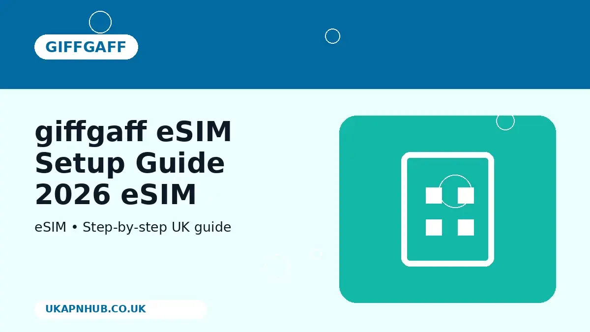 giffgaff eSIM Setup Guide 2026 eSIM guide thumbnail