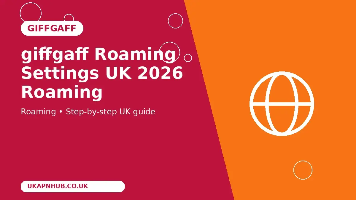 giffgaff Roaming Settings UK 2026 Roaming guide thumbnail