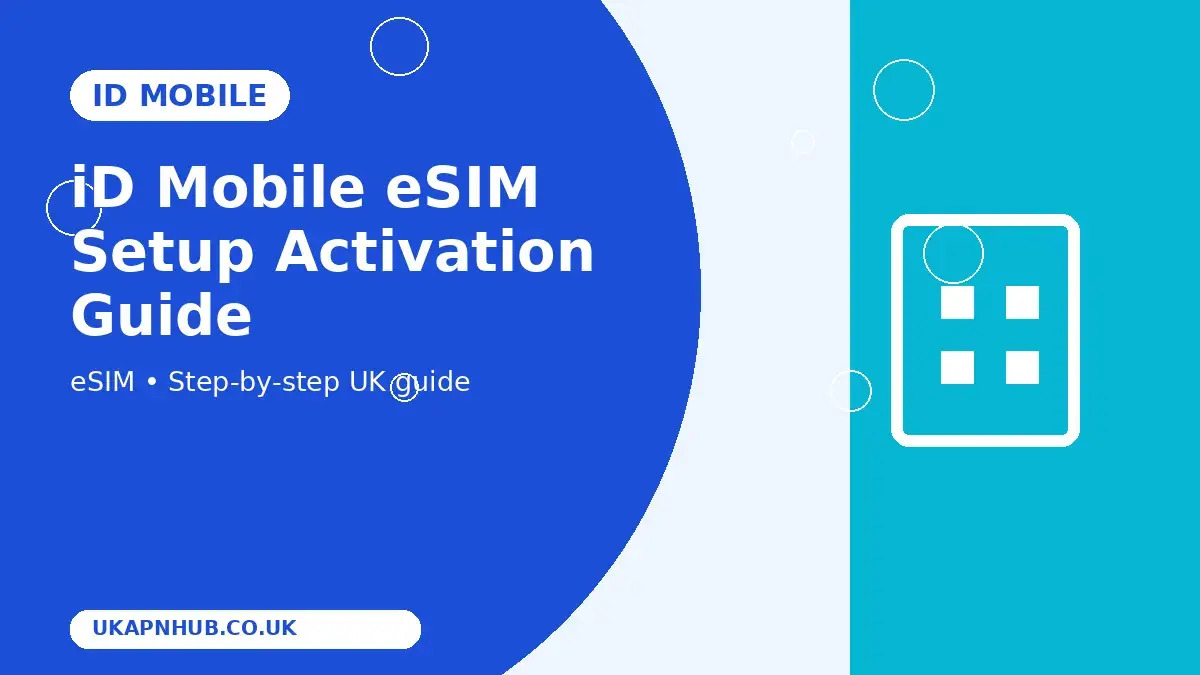 iD Mobile eSIM Setup Activation guide thumbnail