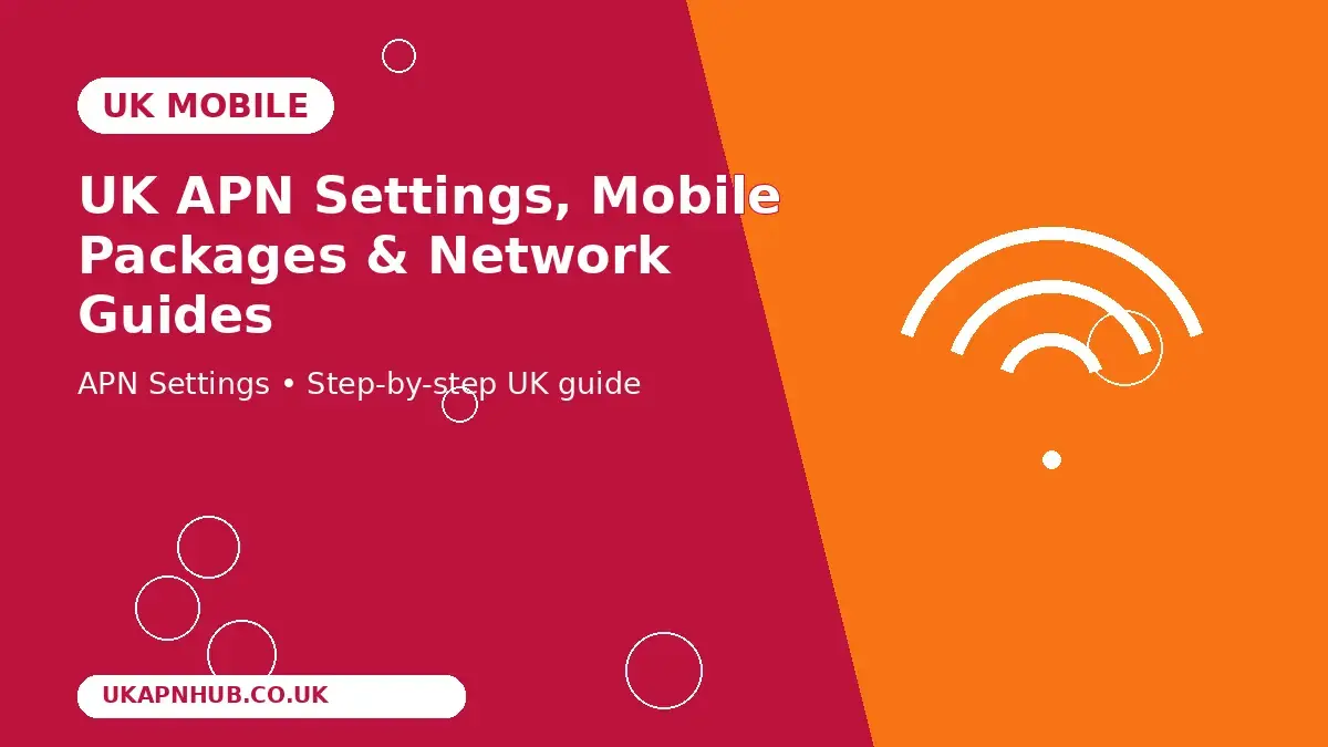 UK APN Settings, Mobile Packages & Network Guides guide thumbnail