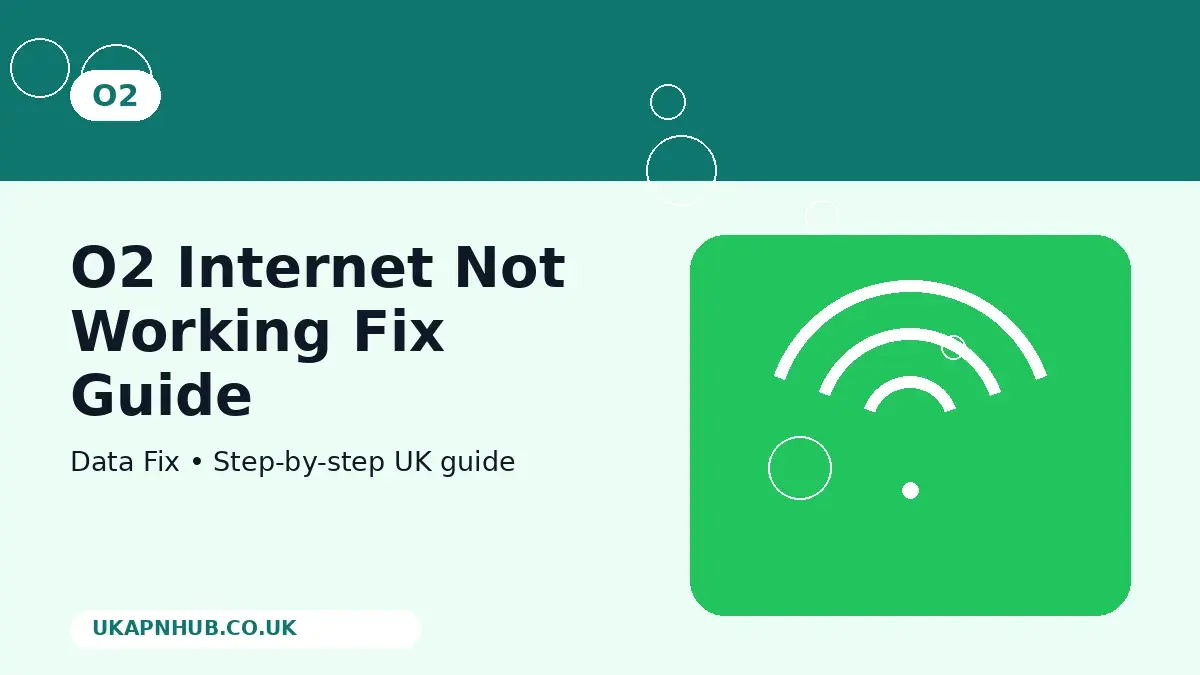 O2 Internet Not Working Fix guide thumbnail