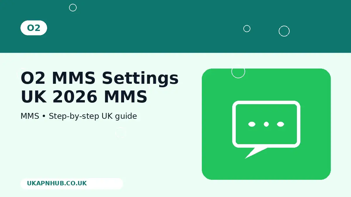 O2 MMS Settings UK 2026 MMS guide thumbnail