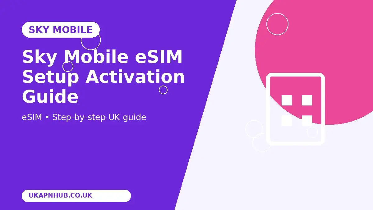 Sky Mobile eSIM Setup Activation guide thumbnail