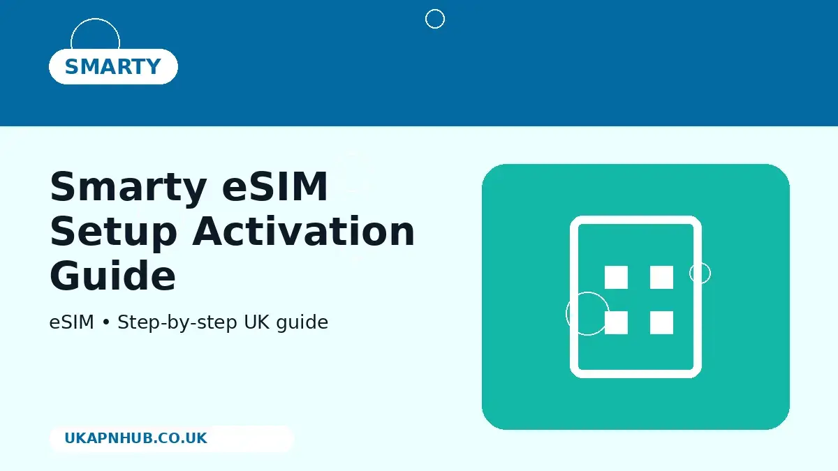 Smarty eSIM Setup Activation guide thumbnail