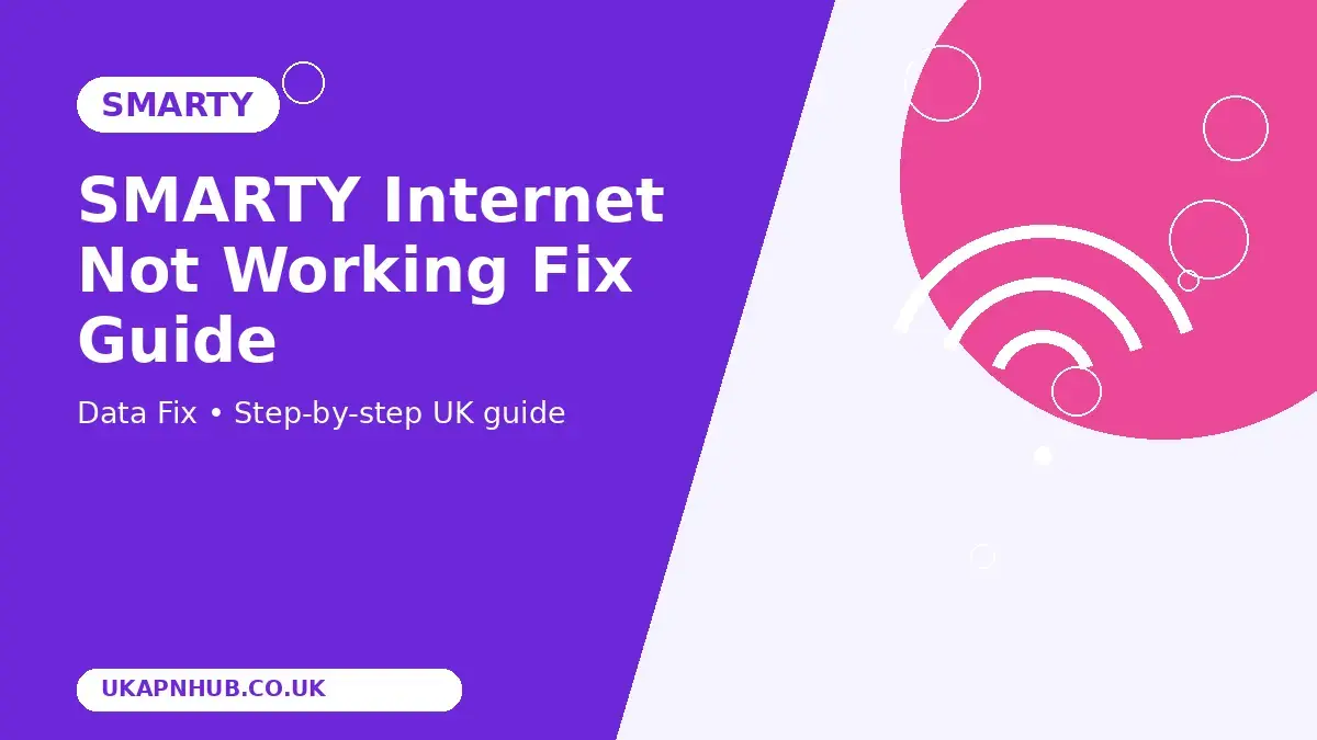 SMARTY Internet Not Working Fix guide thumbnail