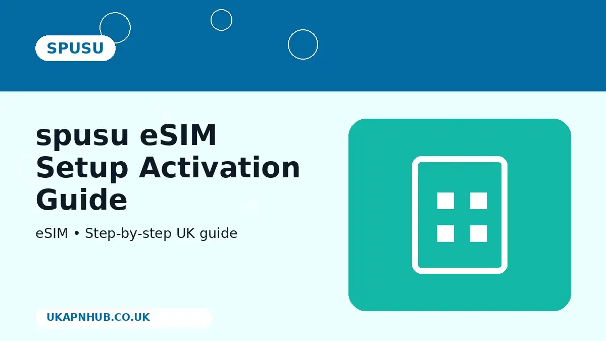 spusu eSIM Setup Activation guide thumbnail
