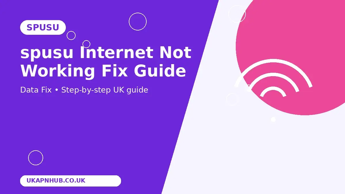 spusu Internet Not Working Fix guide thumbnail