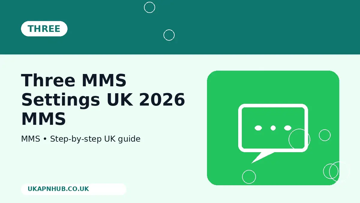 Three MMS Settings UK 2026 MMS guide thumbnail