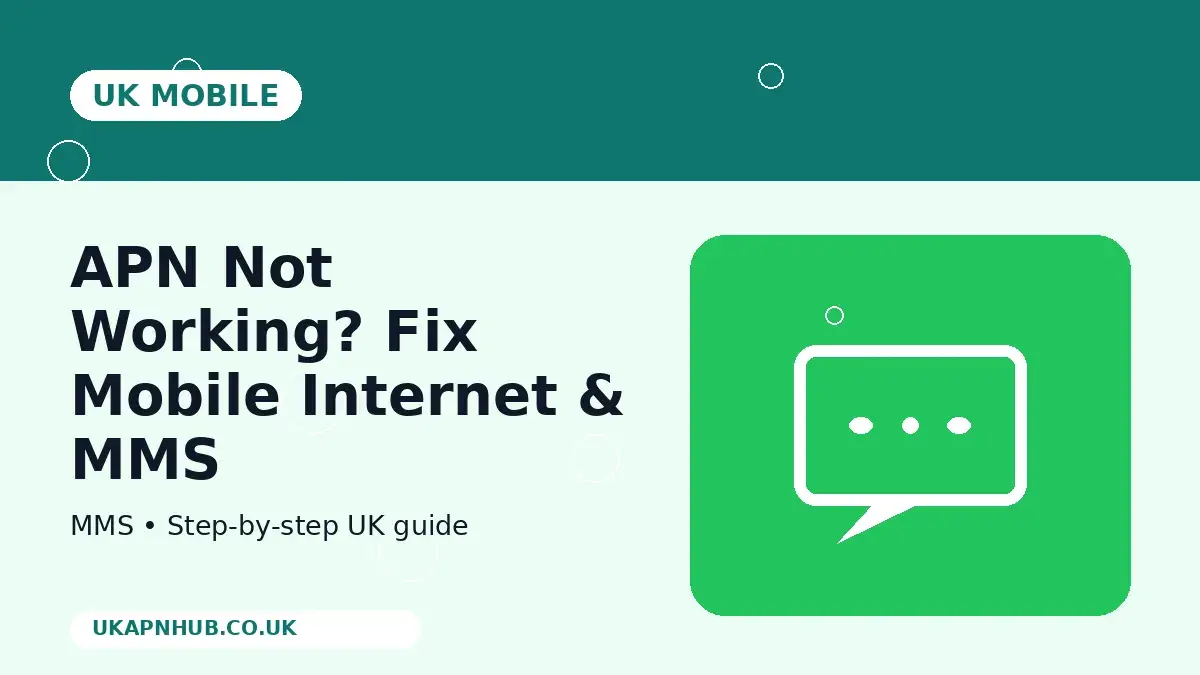 APN Not Working? Fix Mobile Internet & MMS guide thumbnail