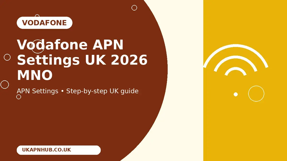 Vodafone APN Settings UK 2026 MNO guide thumbnail