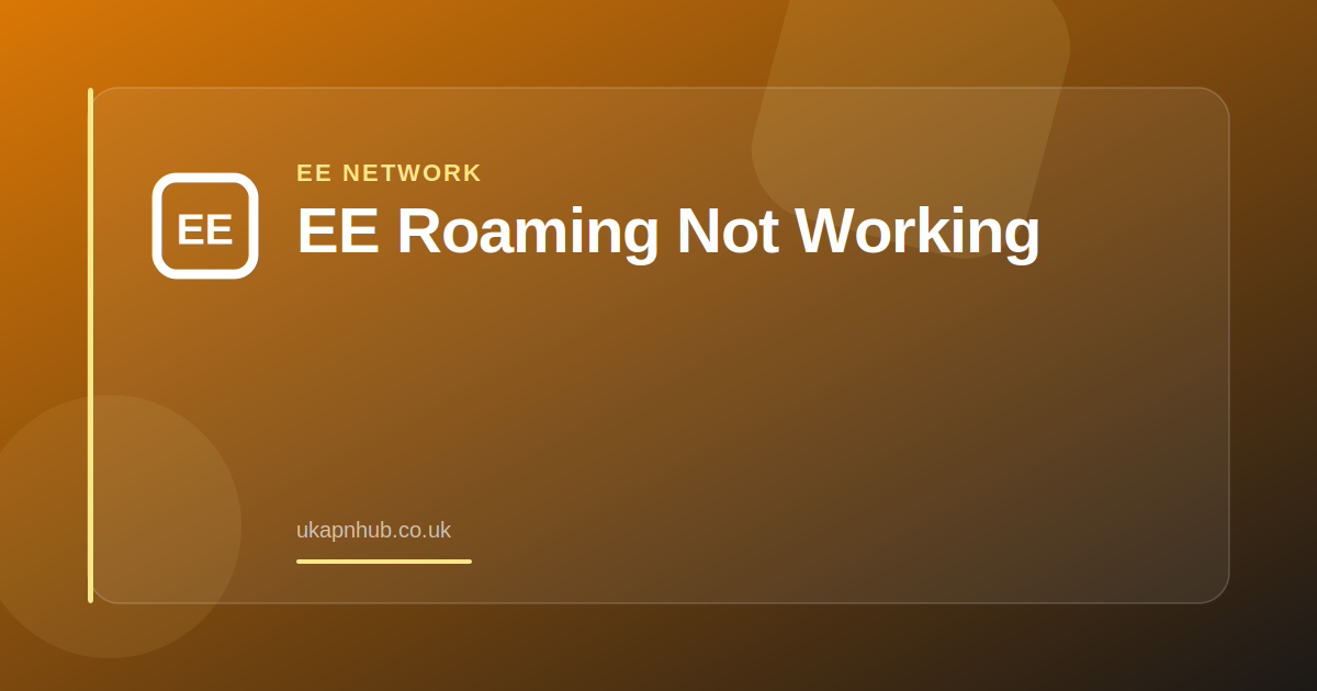 EE eSIM iPhone Setup — UK APN Hub guide