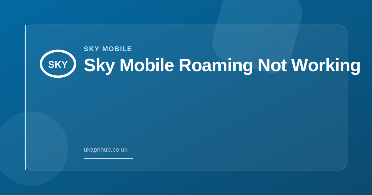 giffgaff 5G Not Working — UK APN Hub guide