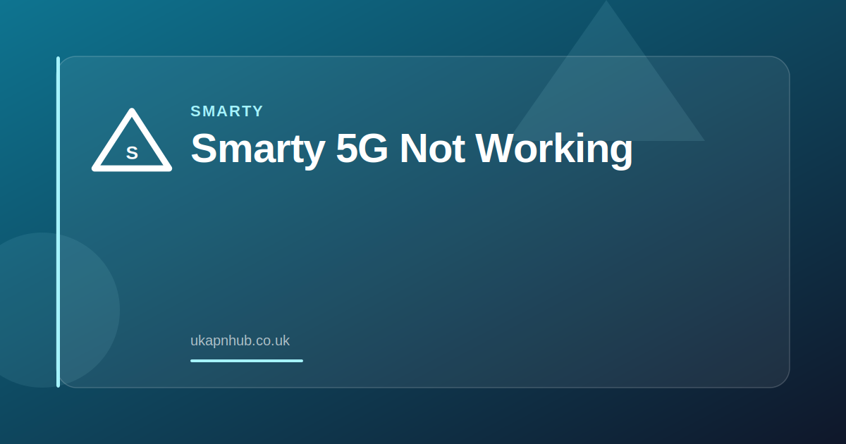 Mobile Data Not Working on iPhone — UK APN Hub guide