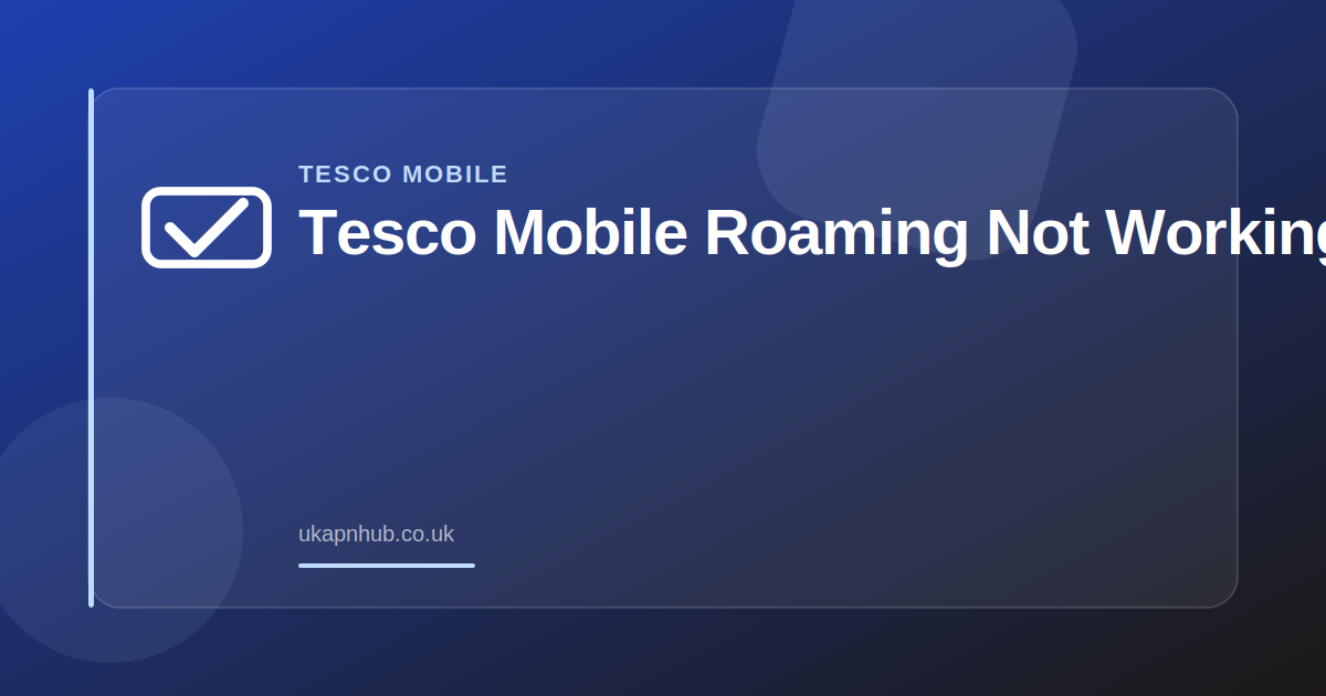 How to Reset Mobile Network Settings — UK APN Hub guide