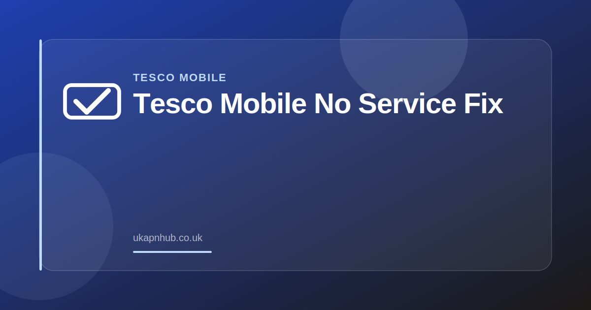 Mobile Data Connected But No Internet — UK APN Hub guide